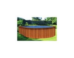 Reprieve Woodgrain - 24’ X 12’ OVAL SPACE SAVER